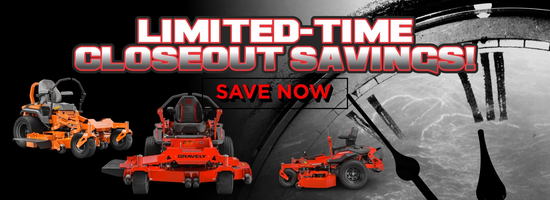Limited Time Closeout Sale
